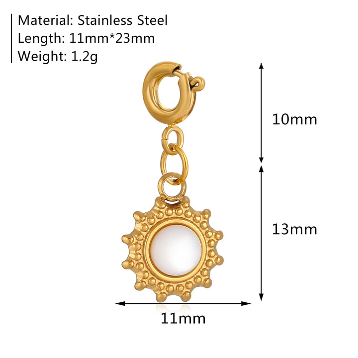 Stainless Steel Decorative Jewelry Charms