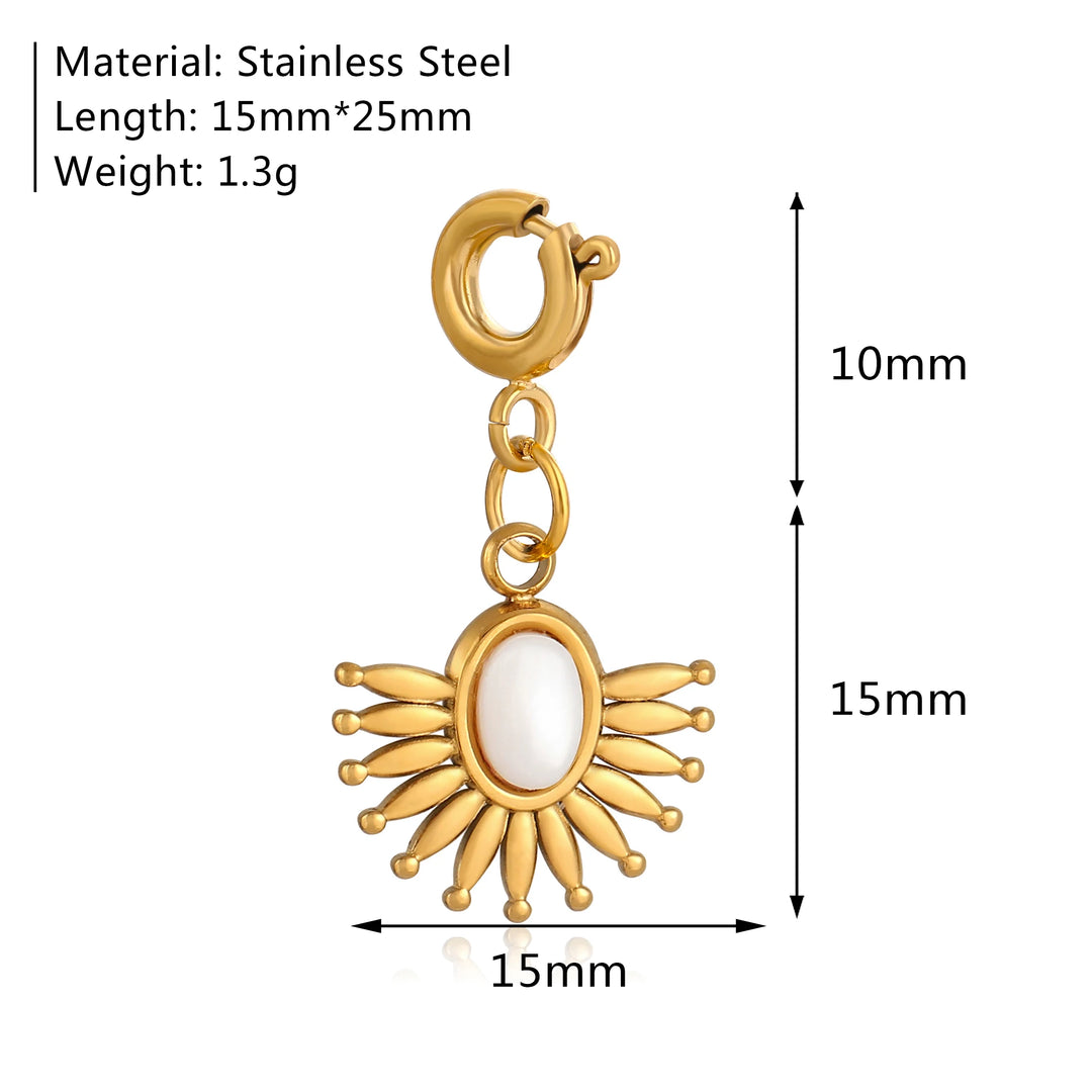 Stainless Steel Decorative Jewelry Charms