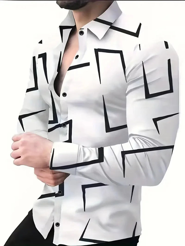Men's Long-Sleeve Casual Shirt