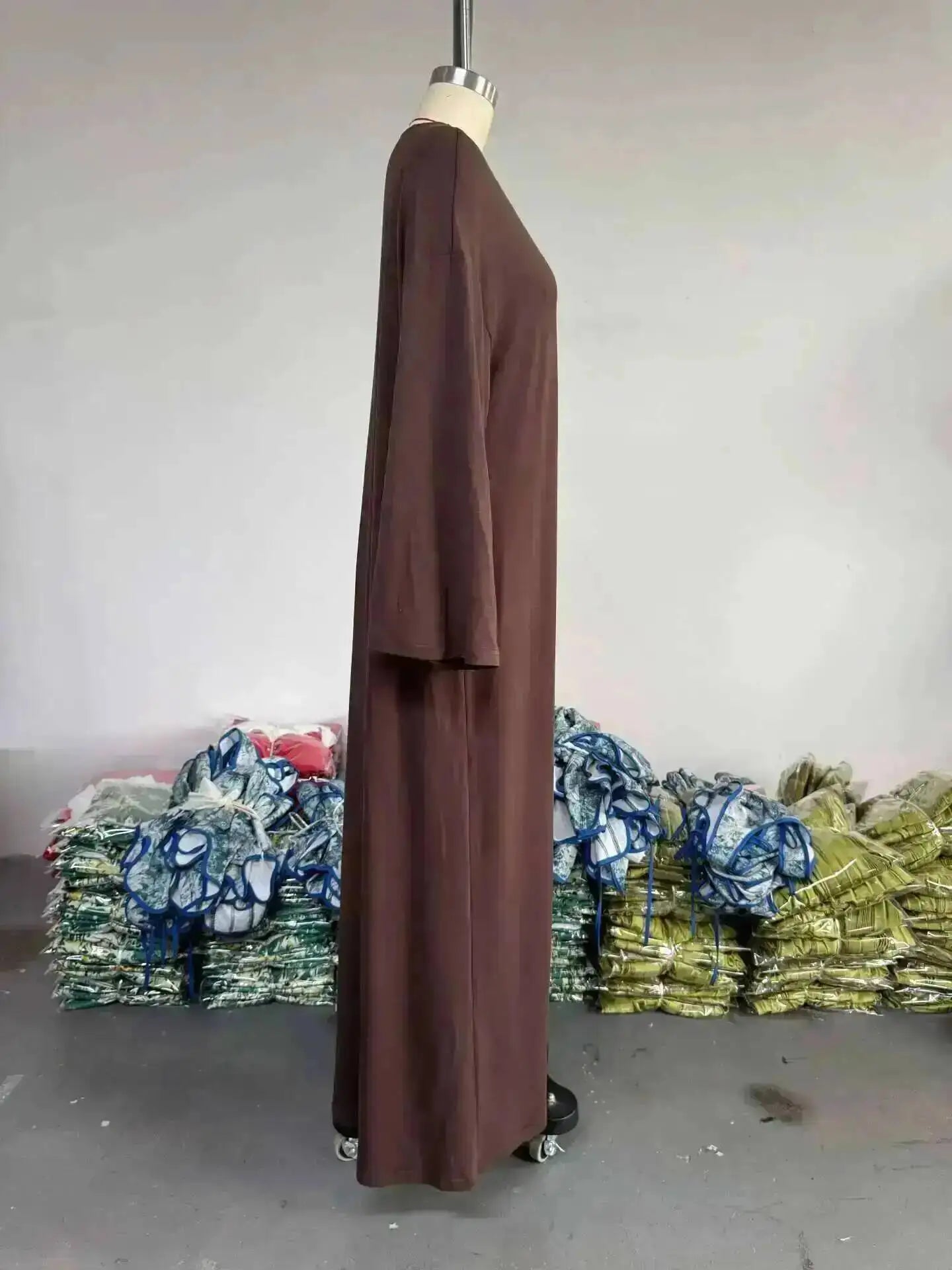 LGRQ Women's 3-Piece Set: Strapless Vest, Long Cardigan and Wide-Leg Pants