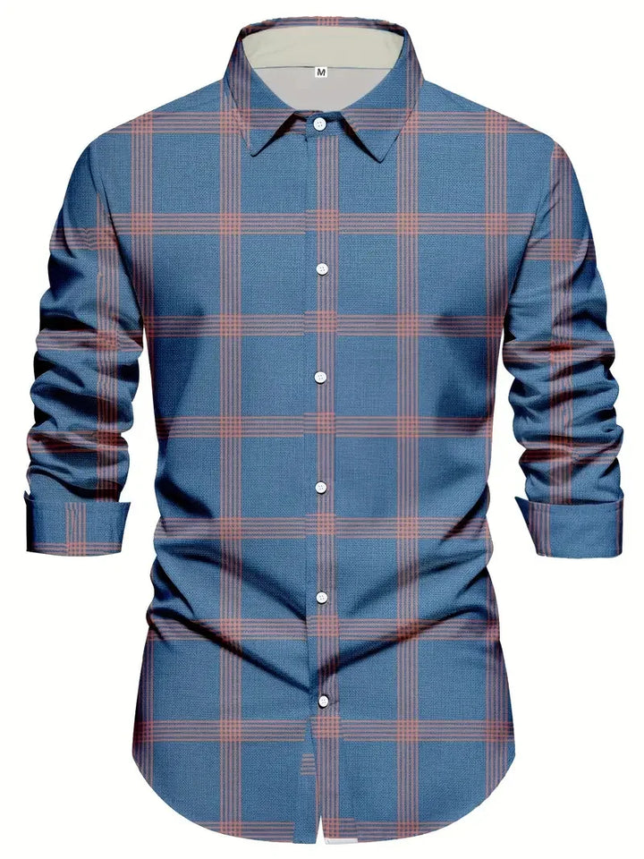 Men's Long-Sleeve Casual Shirt