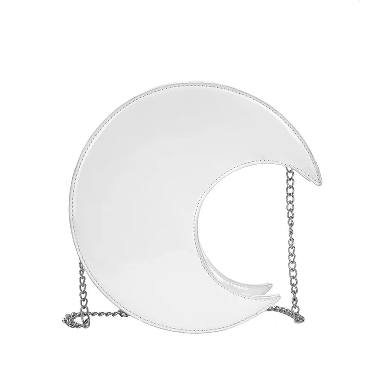 Women's Semi-Circular Crescent Shoulder and Crossbody Handbag