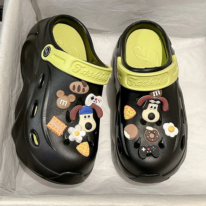 Women's Pearl-Accent Platform Clogs