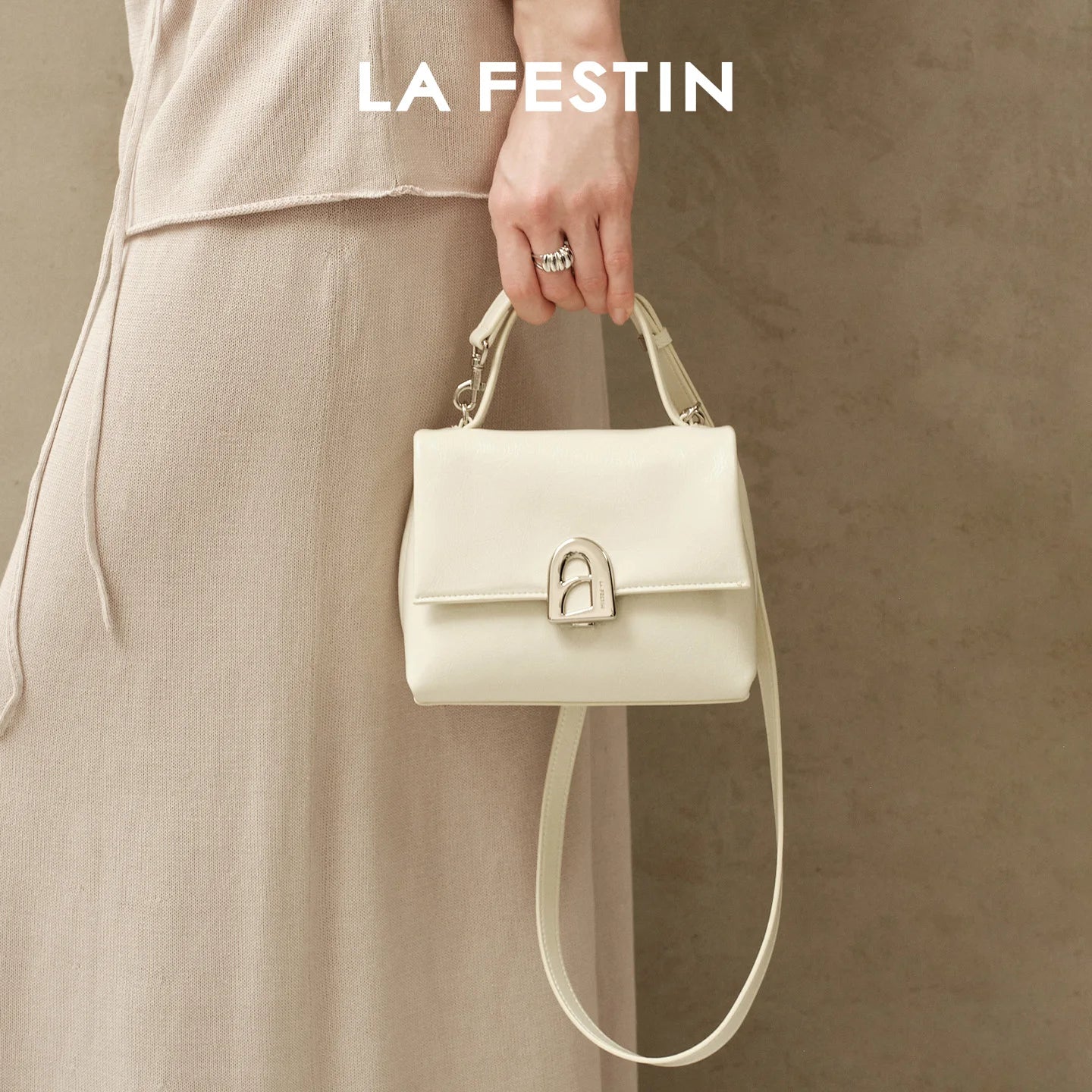 LA FESTIN Luxury Small Leather Shoulder and Crossbody Bag