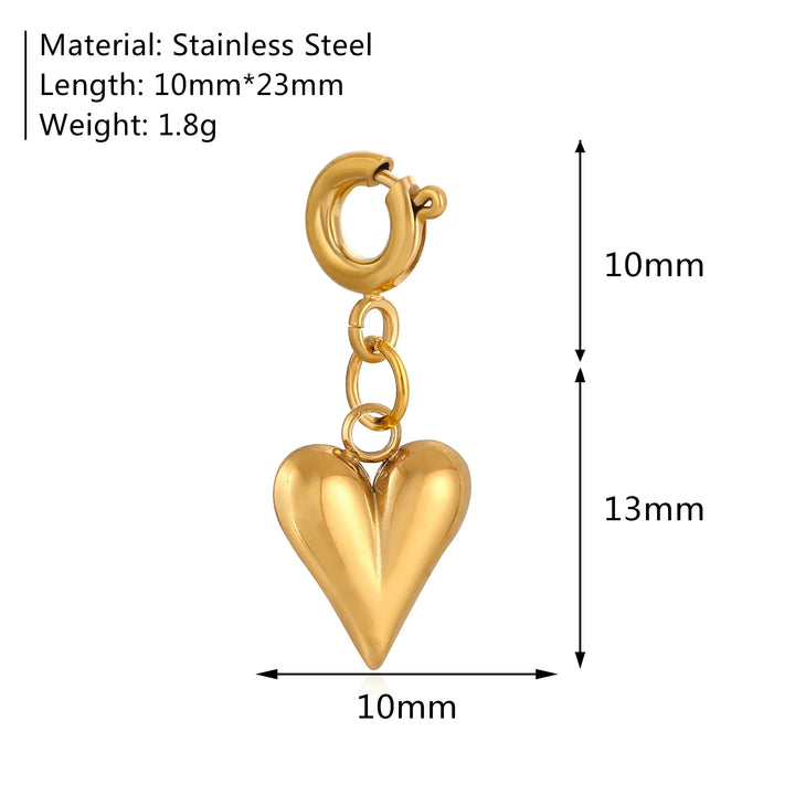 Stainless Steel Decorative Jewelry Charms