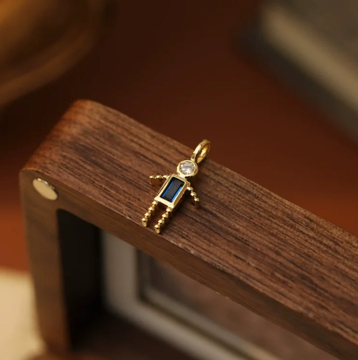 Zircon-Style Charm Pendant Necklace