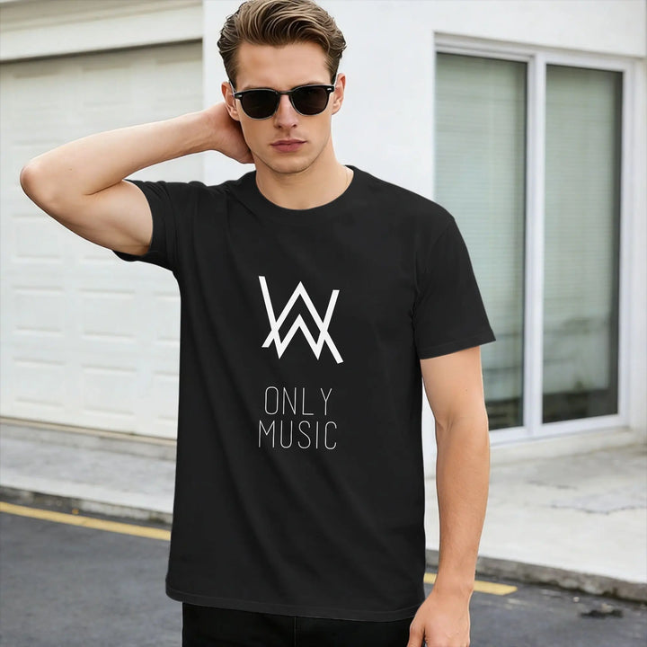 Men's Graphic Cotton T-Shirt – Casual Streetwear Tee
