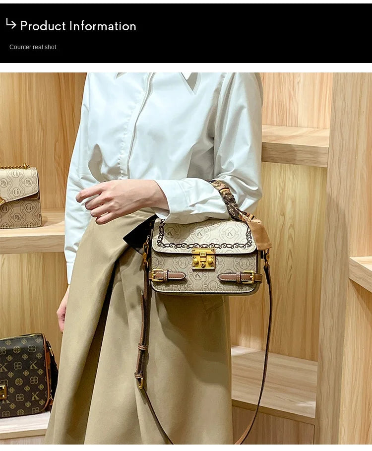 High-End Fashion Women's Shoulder and Crossbody Handbag