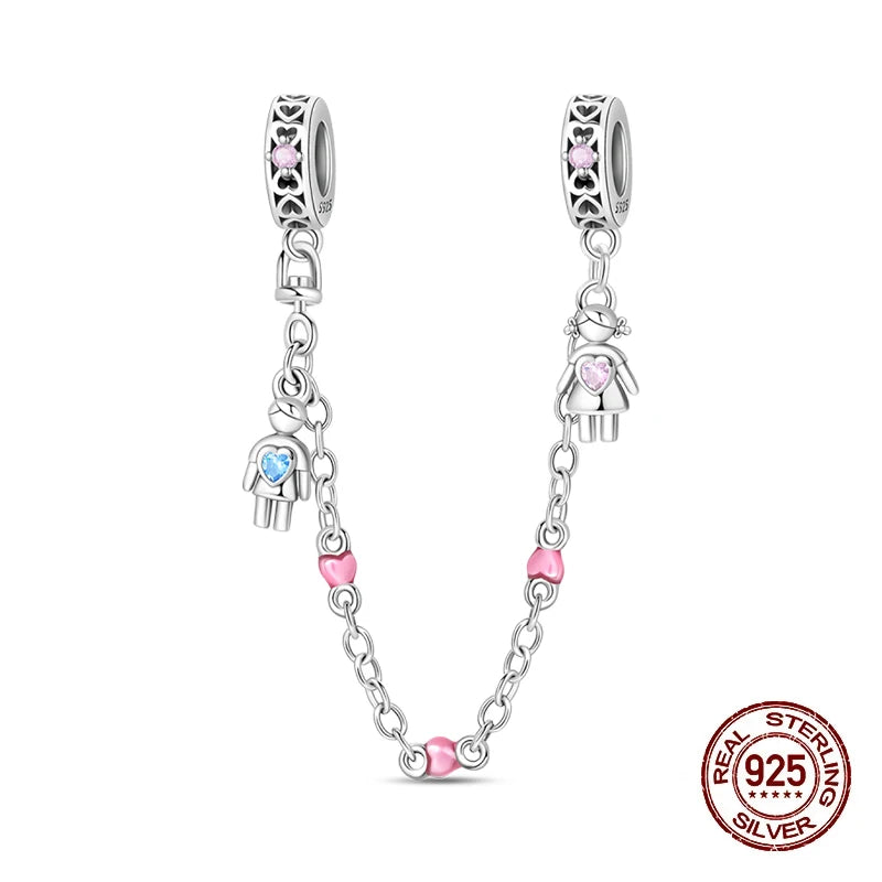 925 Sterling Silver Floral Bouquet Charm