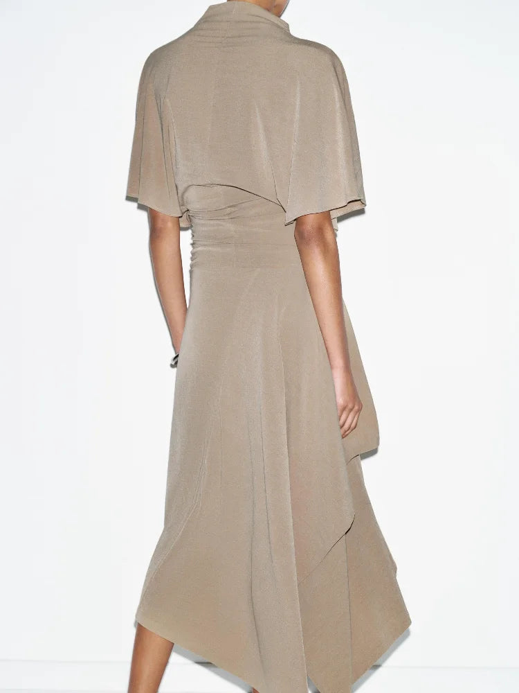 Women's Pleated-Hem Two-Piece Set – Top & Skirt