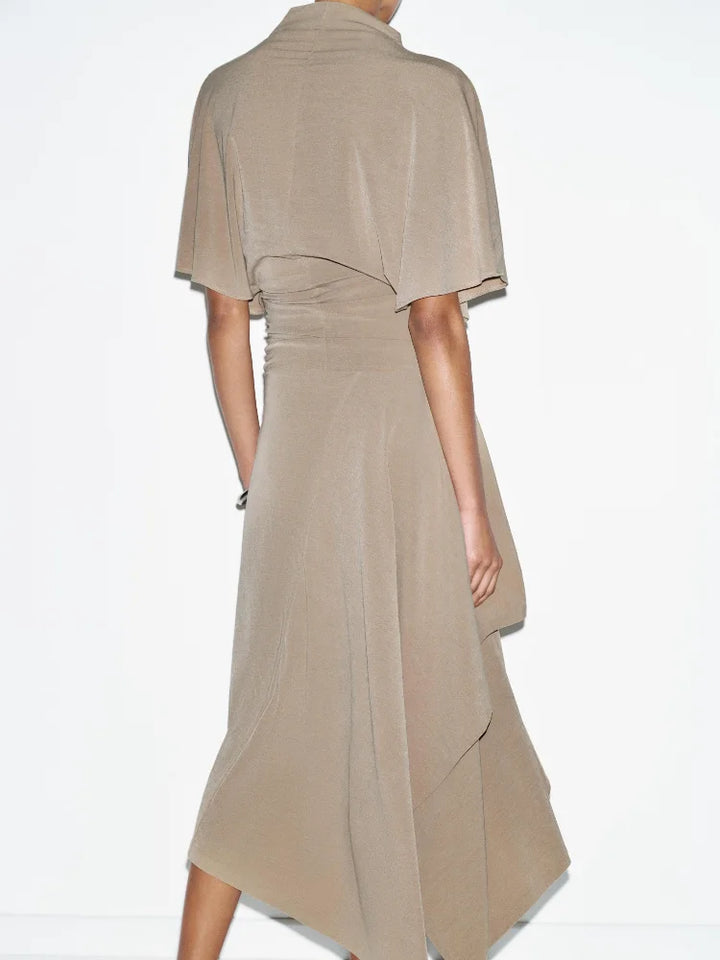 Women's Pleated-Hem Two-Piece Set – Top & Skirt