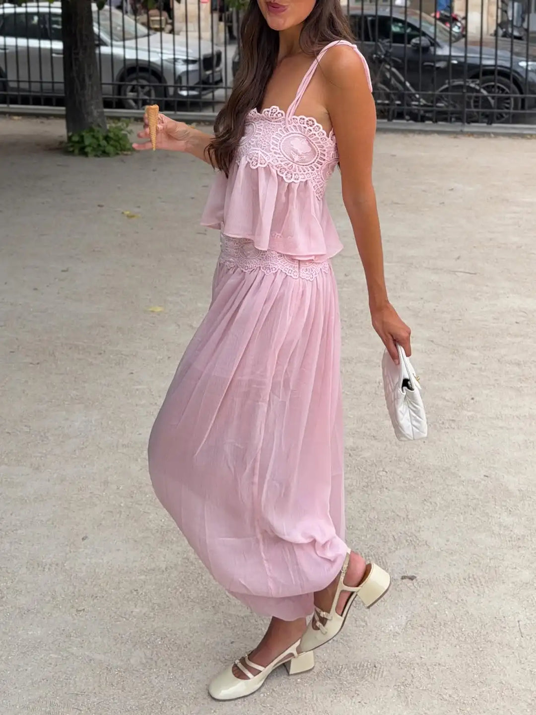 Women's Boho Sleeveless Two-Piece Set