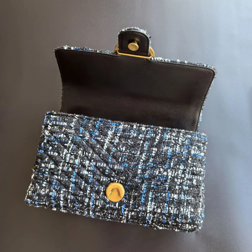 Genuine Leather Swallow Chain Crossbody Bag