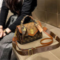 Color Blocked High-End Handbag and Crossbody Shoulder Bag