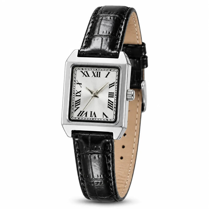 Women's Square Roman Numeral Watch – Quartz