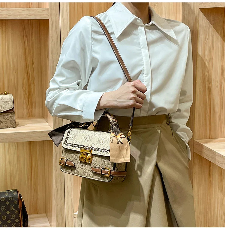 High-End Fashion Women's Shoulder and Crossbody Handbag