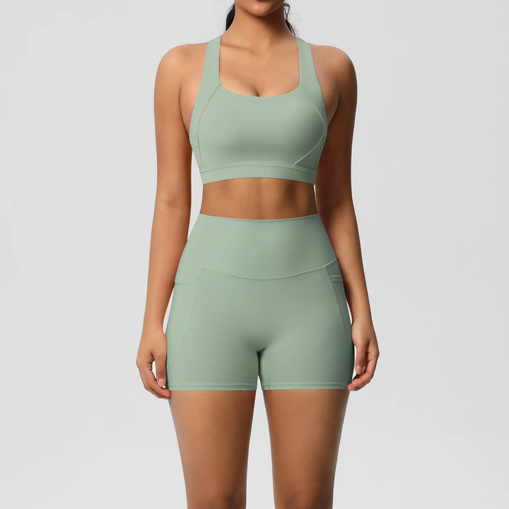 Women's 2-Piece Pocketed Activewear Set