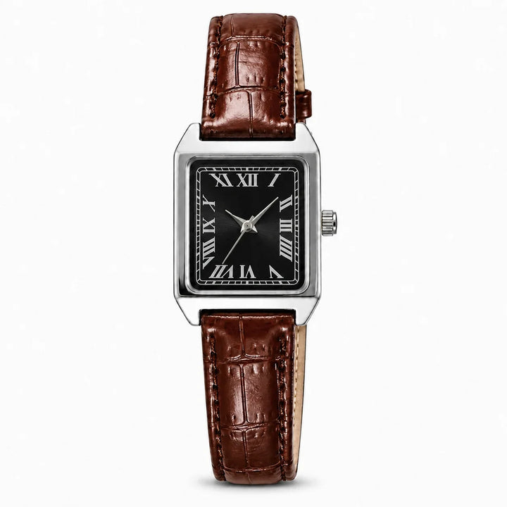 Women's Square Roman Numeral Watch – Quartz