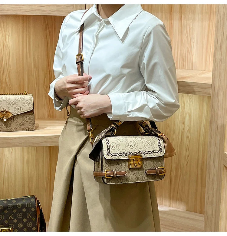 High-End Fashion Women's Shoulder and Crossbody Handbag