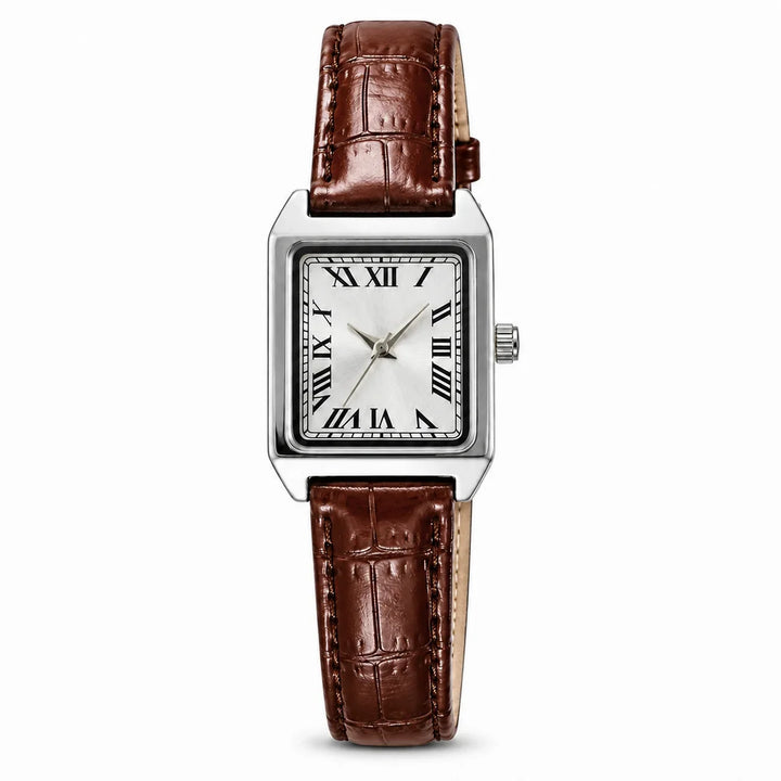 Women's Square Roman Numeral Watch – Quartz