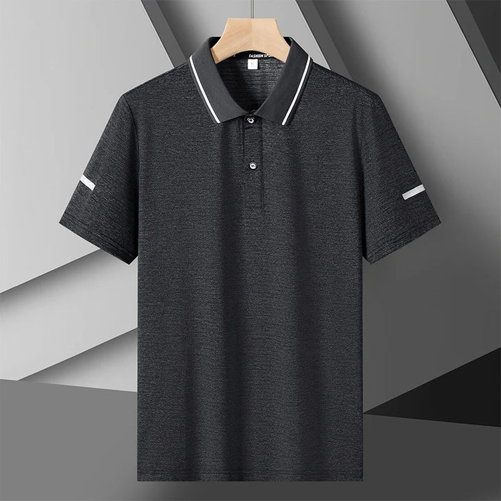 Men's Plus-Size Quick-Dry Polo Shirt – Extended Sizes