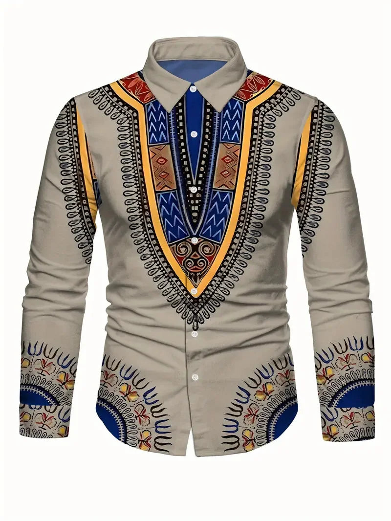 Men's Long-Sleeve Casual Shirt