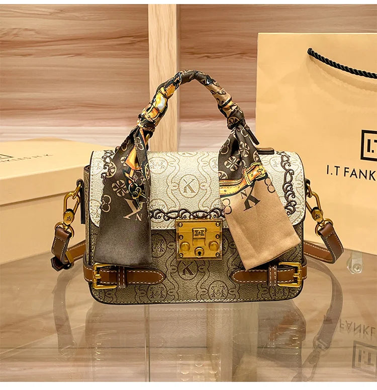 High-End Fashion Women's Shoulder and Crossbody Handbag