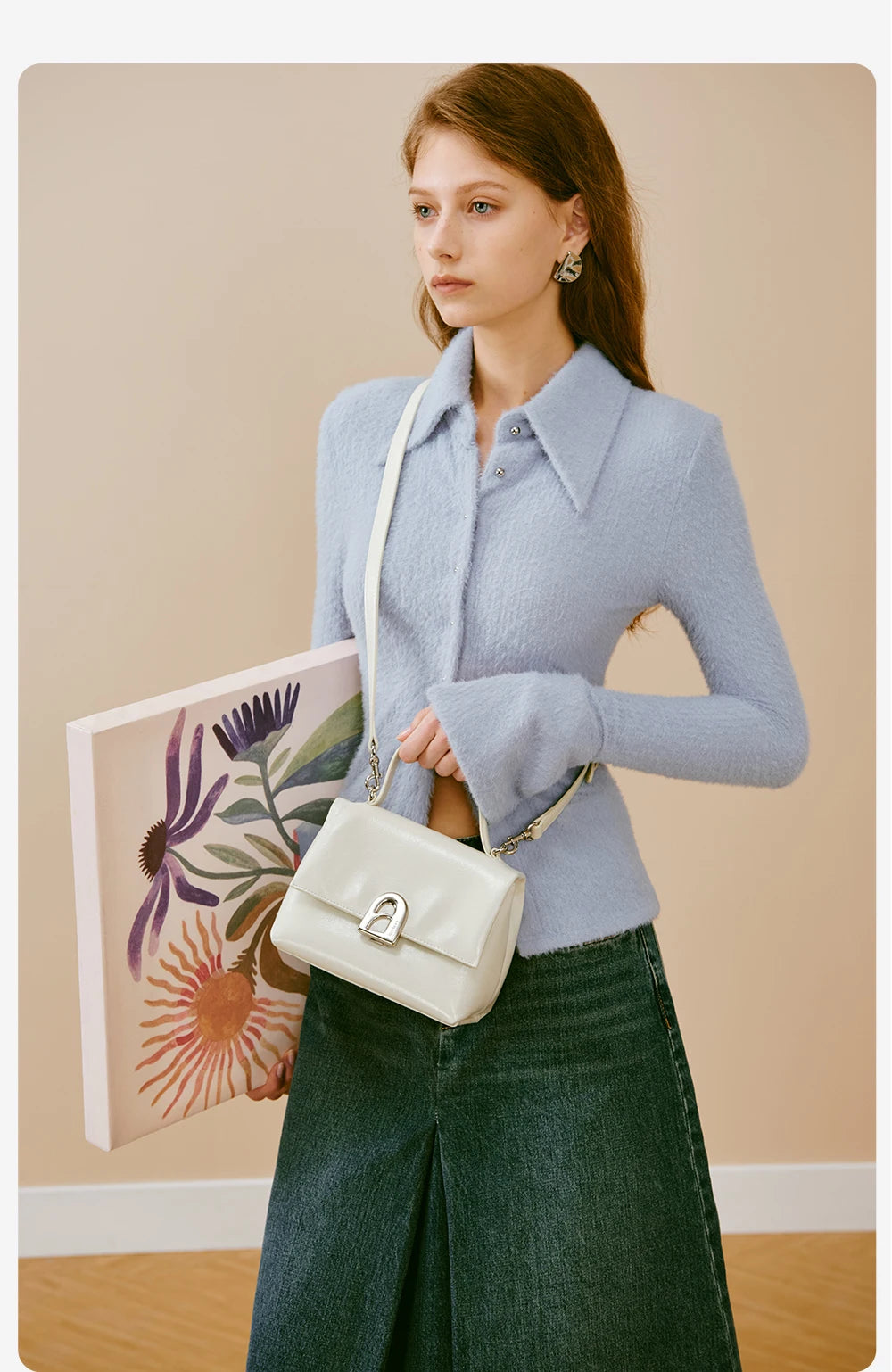 LA FESTIN Luxury Small Leather Shoulder and Crossbody Bag