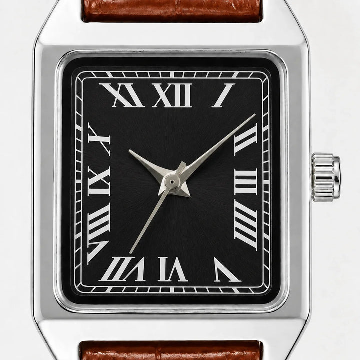 Women's Square Roman Numeral Watch – Quartz