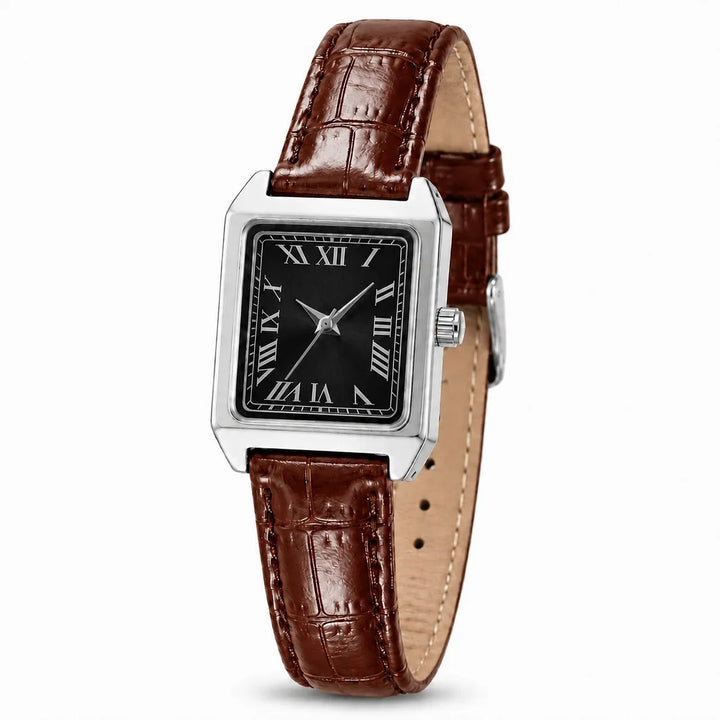 Women's Square Roman Numeral Watch – Quartz
