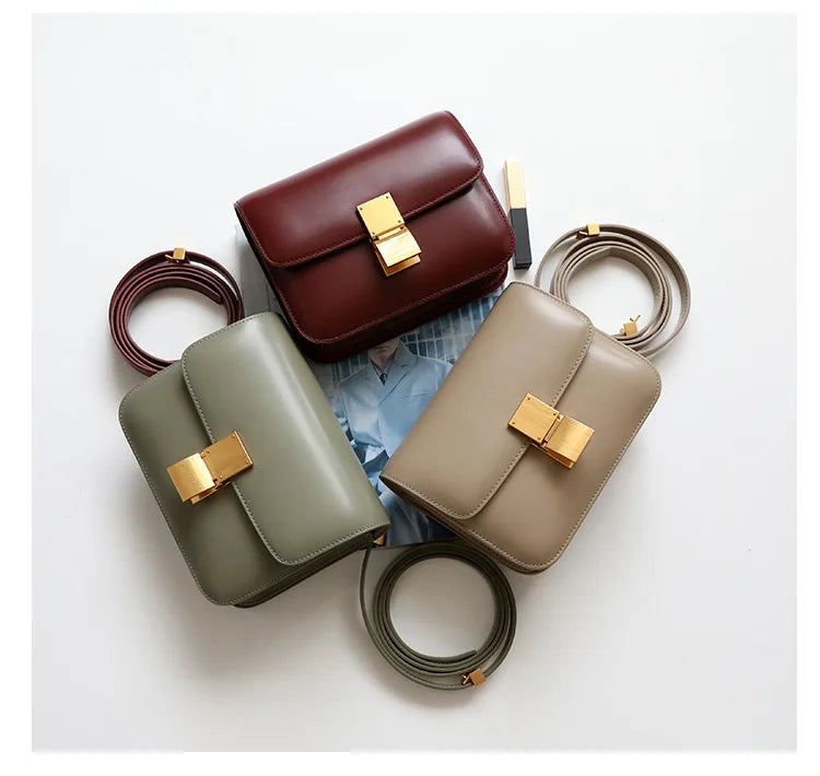 Luxury Genuine Leather Designer Handbag for Women