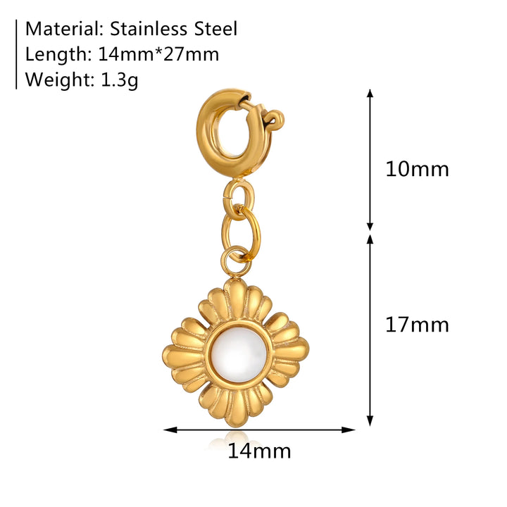 Stainless Steel Decorative Jewelry Charms