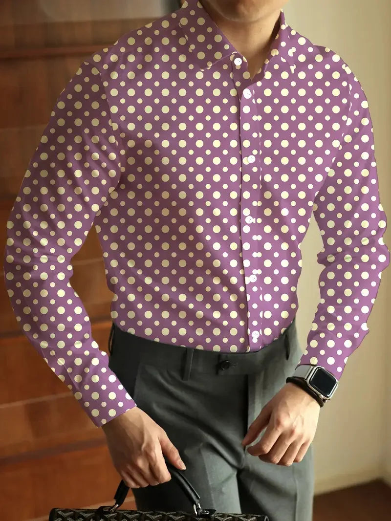 Men's Long-Sleeve Casual Shirt