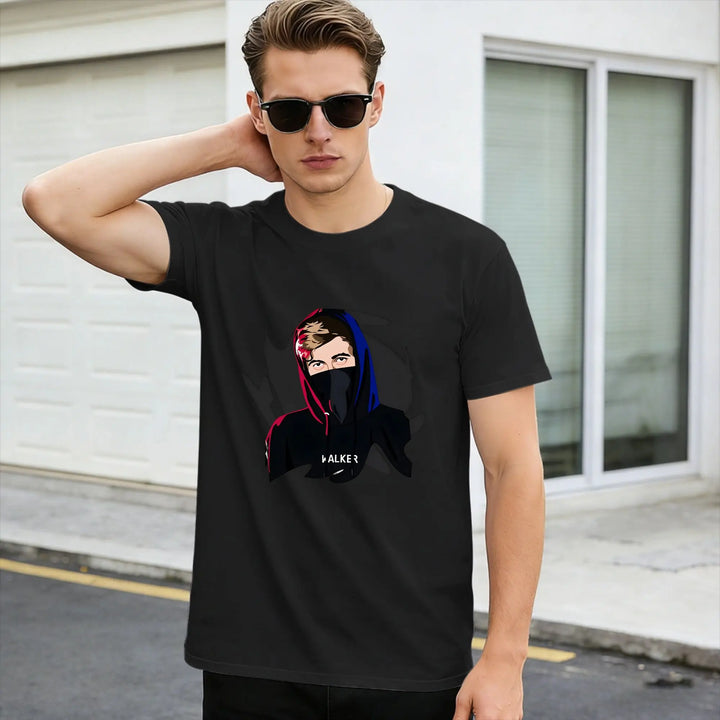 Men's Graphic Cotton T-Shirt – Casual Streetwear Tee